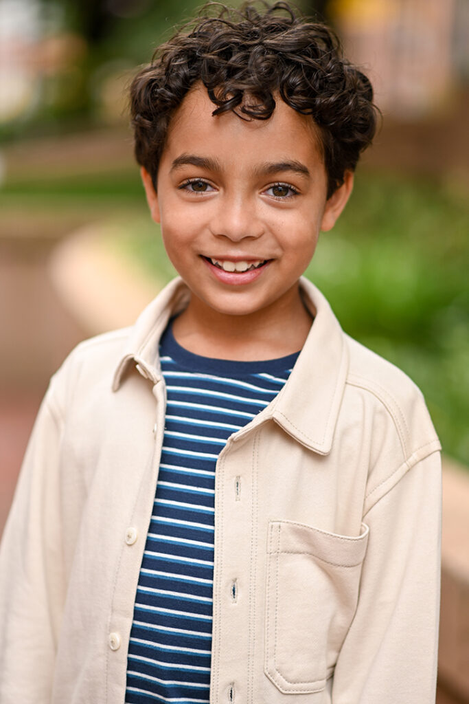 Acting headshots for children
