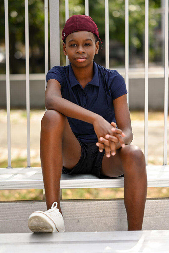a photographer for a kids model portfolio